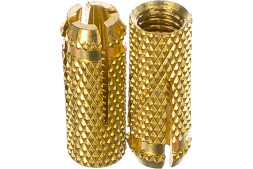 Анкер латунный забивной, М10х32мм (цанга)