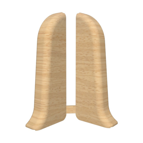 Заглушка Идеал Комфорт левая и правая, цвет Бук светлый, 55 мм, упаковка 2 шт.