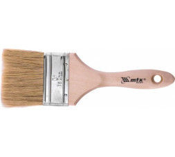 Кисть плоская Matrix Euro 83056, 3,0" (75 мм), натуральная щетина, деревянная ручка