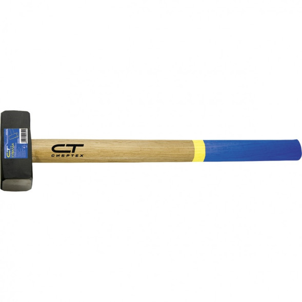Кувалда Сибртех 10929, 3,0 кг, кованая головка, деревянная рукоятка 700мм