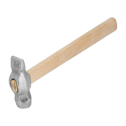 Молоток слесарный 10243, 800 гр, круглый боек, деревянная ручка