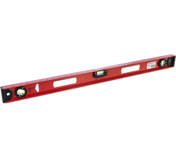 Уровень строительный Matrix 34008 усиленный, тип Рельс, 800 мм, 3 глазка