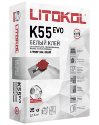 Клей Litokol К-55 Белый для мозаики, 25 кг