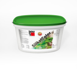 Силикатная краска SilikatColor Baumit, RAL 7037, 22,4 кг, ведро