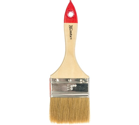 Кисть плоская MTX Стандарт 82540, 3,0&amp;quot; (75 мм), натуральная щетина, деревянная ручка