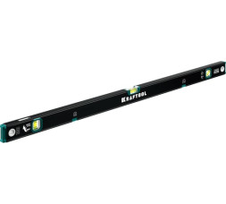 Уровень строительный магнитный Kraftool 34785-100, 1000 мм, 3 глазка, 1 зеркальный, фрезерованное основание