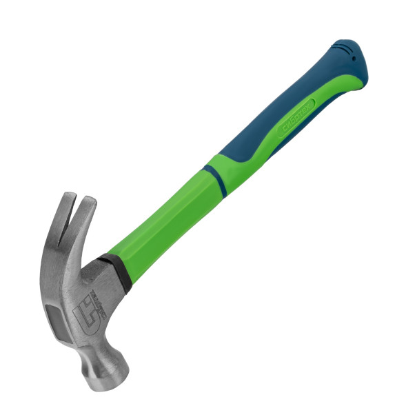 Молоток-гвоздодер Сибртех 10442, 450 гр, фибегласовая обрезиненная рукоятка