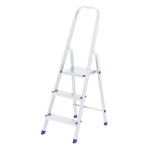 Стремянка Сибртех 97713, 3 ступени, алюминениевая