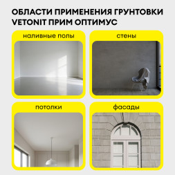 Грунтовка Vetonit прим оптимус, 10 л