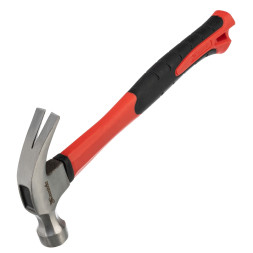 Молоток-гвоздодер Matrix Optimal, 10456, 450 гр, фибегласовая обрезиненная рукоятка