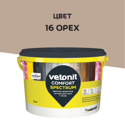 Затирка цементная Vetonit Comfort Spectrum 16 орех, 2 кг