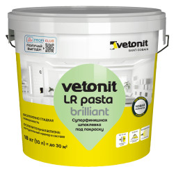 Полимерная готовая шпатлевка Vetonit LR Pasta Brilliant, 5 кг