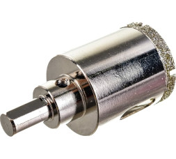 Коронка алмазная по керамике Trio Diamond 400035, 35x35 мм, центрирующее сверло, трехгранный хвостовик