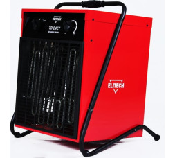 Пушка тепловая электрическая Elitech ТВ 24ЕТ, 24,0 кВт, 380В, квадратная, тепловентилятор