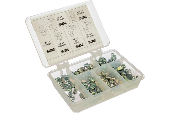 Набор сменных пресс-масленок Groz GR43973, 80 штук