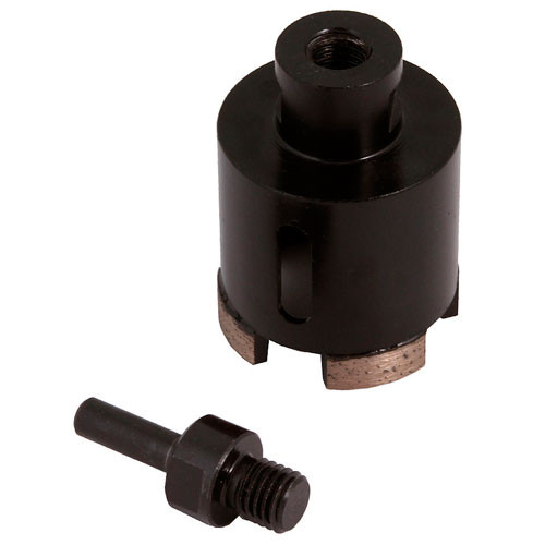 Коронка алмазная по керамике Trio Diamond Grand Silver Welding GCB768, 68x47 мм, М14, цилиндрический хвостовик