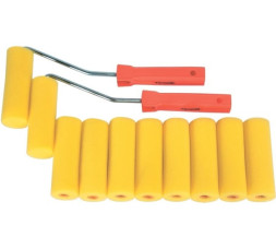 Набор мини-валиков из поролона Sparta 802835, 10 шт 35 х 100 мм + 2 бюгеля 6 мм
