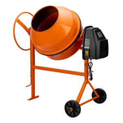 Бетоносмеситель Сибртех БСЕ-180П 95509, 180 л, 700 Вт, полиамидный венец