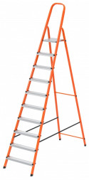 Стремянка Сибртех 97973, 10 ступеней, стальной профиль и ступени