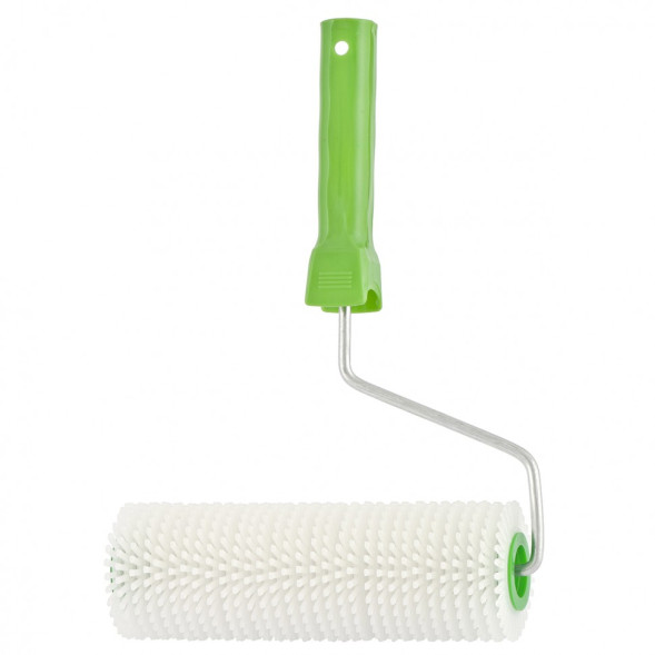 Валик игольчатый для наливных полов Сибртех 81100, 240 мм, игла 13 мм, с ручкой