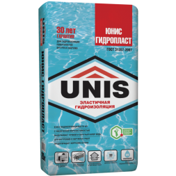 Гидроизоляция Unis Гидропласт цементно-полимерная армированная, 20 кг
