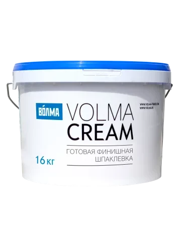 Финишная готовая шпатлевка Волма Cream, 5 кг