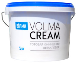 Финишная готовая шпатлевка Волма Cream, 5 кг