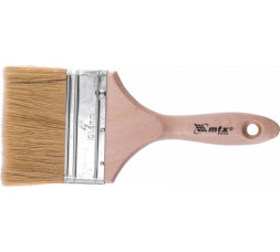 Кисть плоская Matrix Euro 4 83057, 4,0" (100 мм), натуральная щетина, деревянная ручка
