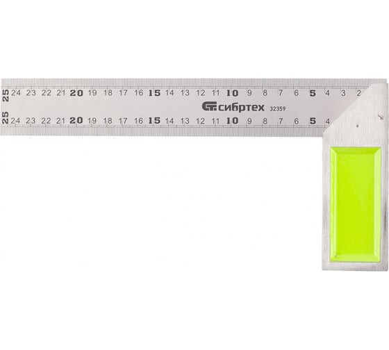 Угольник металлический Сибртех 32359, 250 мм