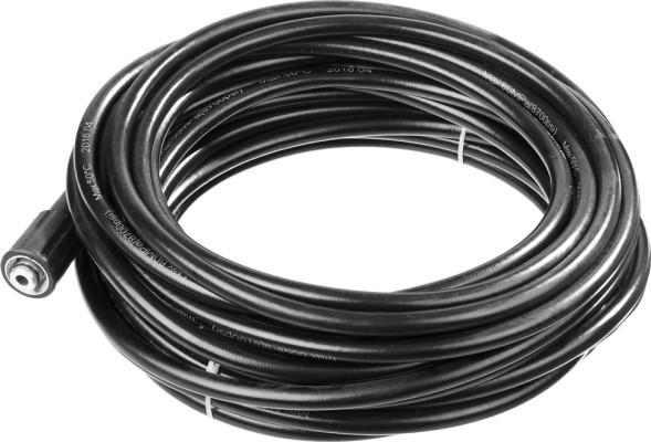 Шланг высокого давления для минимоек Зубр 70411-375-15, 250 Атм, 15м, для пистолета 375 серии