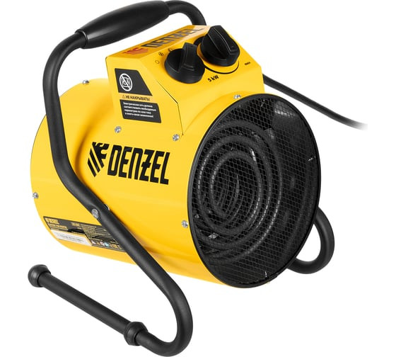 Пушка тепловая электрическая Denzel SFH-5000 96438, 3,0/4,5 кВт, 230В, тепловентилятор