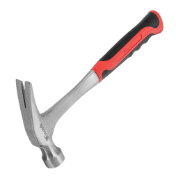 Молоток-гвоздодер Matrix 10463, 570 гр, цельнометаллический, двухкомпонентная рукоятка