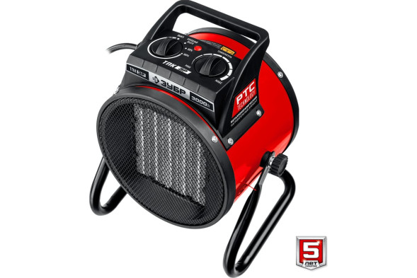 Пушка тепловая электрическая Зубр ТПК-3Р, 3,0 кВт, 230В, тепловентилятор