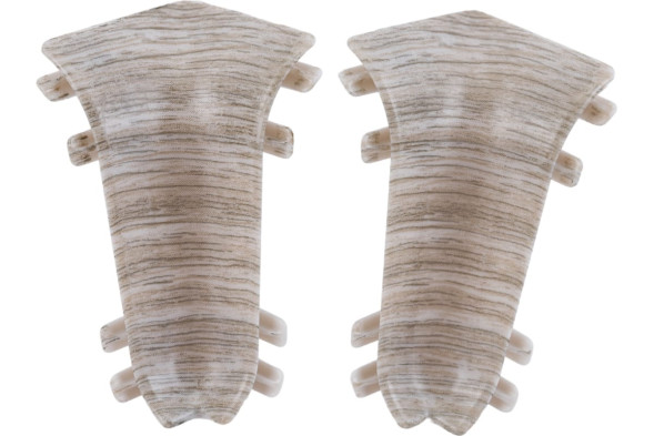 Угол внутренний Идеал Комфорт, цвет Ясень серый, 55 мм, упаковка 2 шт.