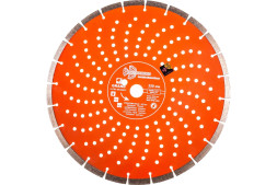 Диск отрезной алмазный сегментный Trio Diamond Grand Ultra Segment 170350 GUS729, 350х3,0х25,4/20 мм, армированный бетон, камень, сухой/мокрый рез