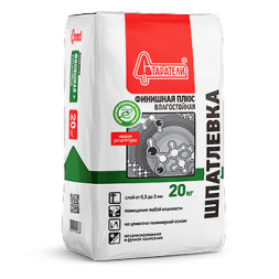 Полимерная шпатлевка Старатели Финишная Плюс влагостойкая, 20 кг