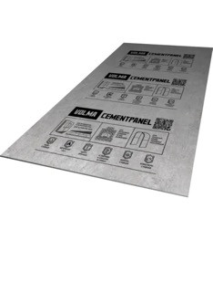 Цементно-перлитовая панель Волма Cementpanel, 2400 х 1200 х 12 мм