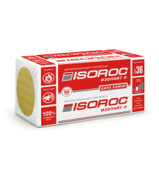 Плита Изорок Изолайт-Л 1000х600х50 мм, плотность 40 кг/м3