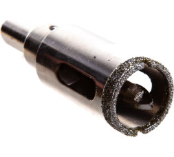 Коронка алмазная по керамике Trio Diamond 400022, 22x35 мм, центрирующее сверло, трехгранный хвостовик