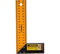 Угольник металлический Stayer Standart 34302-20, 200 мм
