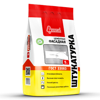 Цементная штукатурка Старатели Фасадная, 5 кг
