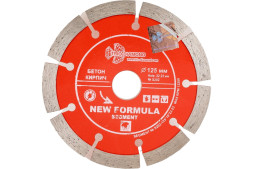 Диск отрезной алмазный сегментный Trio Diamond New Formula Segment S202, 125х2,2х22 мм, бетон, камень, кирпич, сухой/мокрый рез