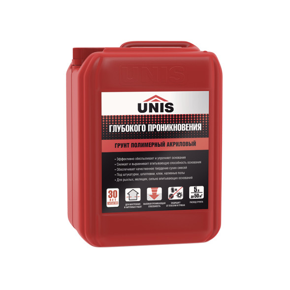 Грунтовка Unis Глубокого Проникновения, 5 л