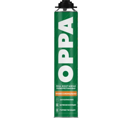 Пена монтажная профессиональная Oppa, всесезонная, 750 мл