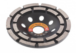 Чашка алмазная зачистная двухрядная Sparta 729905, 125 мм