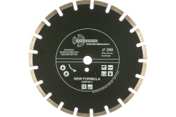 Диск отрезной алмазный сегментный Trio Diamond New Formula Asphalt NFA350, 350х3,2х25,4 мм, асфальт, асфальтобетон, сухой/мокрый рез