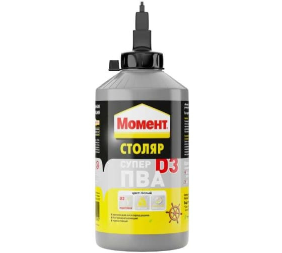 Клей Момент Супер ПВА D3, 750 гр