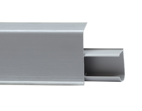 Плинтус напольный Winart, цвет серый, 55 мм х 2,5 м