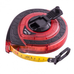 Рулетка геодезическая Matrix 31270, 20 м х 15 мм, фиберглассовая лента, закрытый корпус