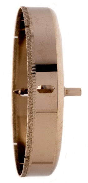 Сверло алмазное по керамике и стеклу Сибртех 72738, 150х55 мм, центрирующее сверло, шестигранный хвостовик